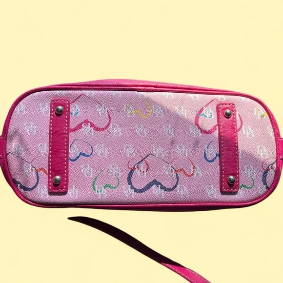 Dooney & Bourke Pink Satchel - Picture 7 of 10